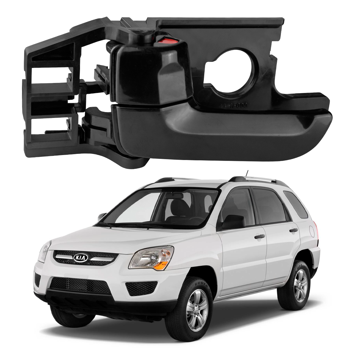 Maçaneta Interna Dianteira Traseira Kia Sportage 2006 2007 2008 2009 2010