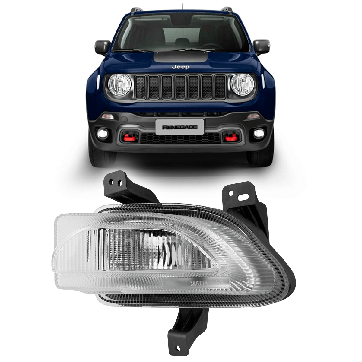 Pisca Dianteira Renegade Lanterna Parachoque 2015 2016 2017 2018 2019 2020 2021 2022 Original Fitam