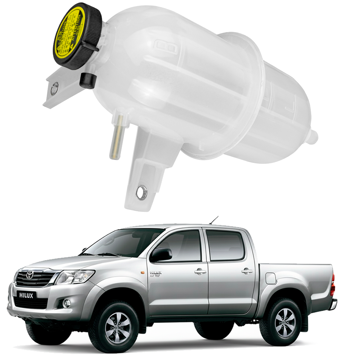 Reservatório De Água Radiador Hilux 2.5 3.0 2006 2007 2008 2009 2010 2011 2012 2013 2014