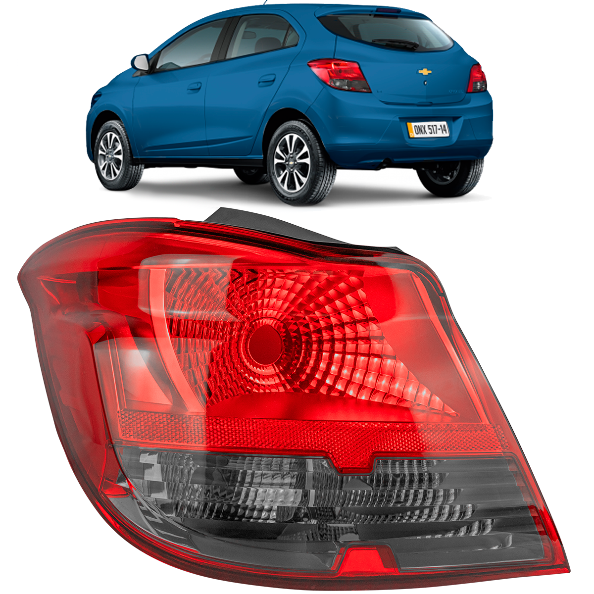 Lanterna Traseira Fumê Onix Joy Lt Ltz 2013 2014 2015 2016 Joy 2018 2019	