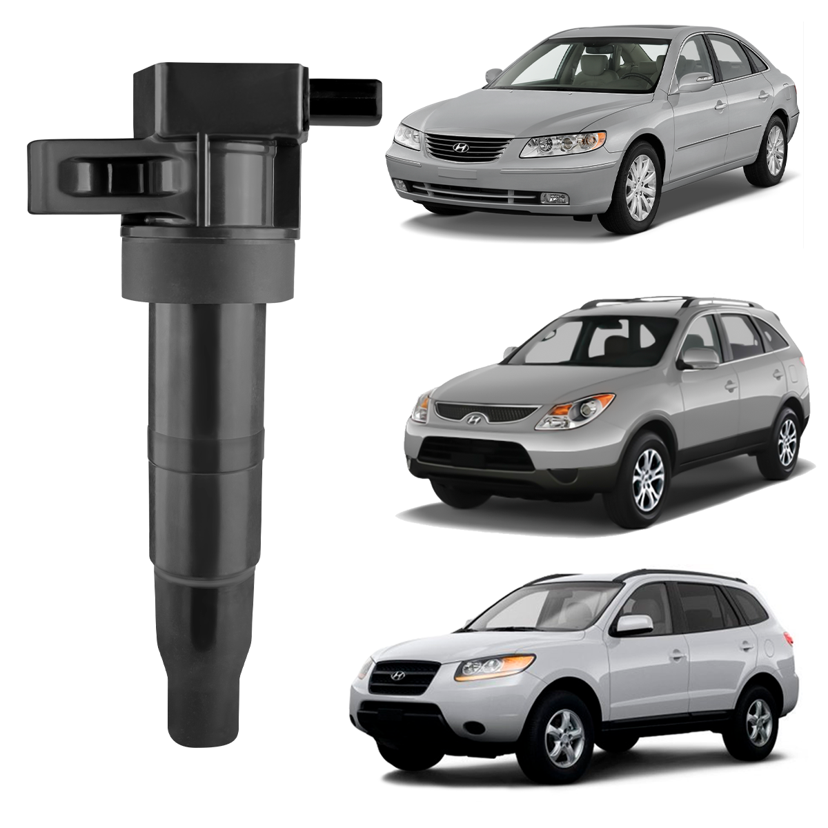 Bobina de Ignição Kia Hyundai Azera Santa Fé Sportage Veracruz