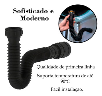 Sifao Sanfonado Universal Preto - Astra