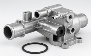 Carcaça Válvula Termostática Fiat Palio Strada Doblo Linea 46776218
