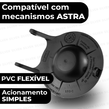 Obturador Flexível para Saída de Água Simples - Astra