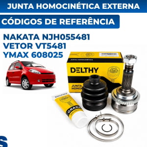 Junta Homocinética Chery Face 1.3 2012 a 2015 com ABS