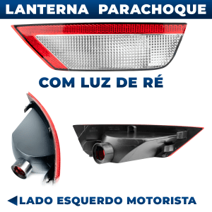 Lanterna Parachoque Luz de Ré Esquerda Ecosport 2013 2014 2015 2016 2017 2018 2019 2020 2021