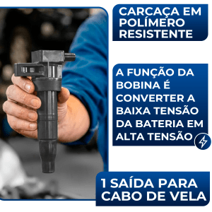 Bobina de Ignição Kia Hyundai Azera Santa Fé Sportage Veracruz