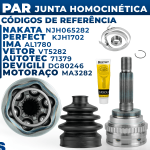 Par Junta Homocinética Chery QQ 1.1 22x19 2011 2012 2013 2014 Abs
