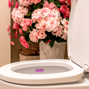 Kit 3 Pastilha Adesiva Floral Vaso Sanitário Frescor Odorizante Perfume Banheiro