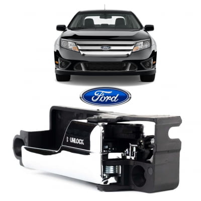 Maçaneta Puxador de Porta Interna Traseira do Ford Fusion de 2006 a 2012