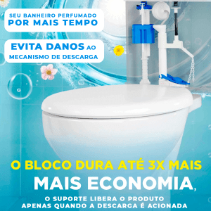 Suporte para Bloco Sanitário Universal P/ Caixa Acoplada	