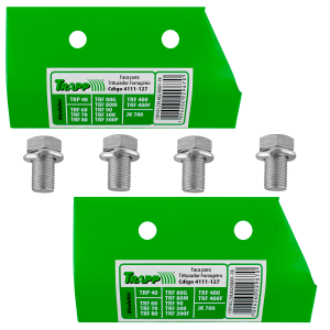 Jogo Facas Lâminas Com Parafusos Triturador TRF 60 70 80 80G 80M 90 300 300F 400 400F JK 700TRP 40 Jogo Facas Lâminas Com Parafusos Triturador TRF 60 70 80 80G 80M 90 300 300F 400 400F JK 700TRP 40