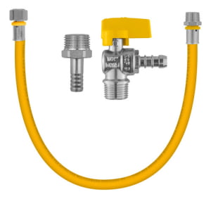 Kit Tubo Pex 2 metros Cotovelo Fêmea Macho Registro Bico Adaptador