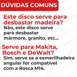 Rebolo Diamantado de Desbaste para Concreto Segmentado para Esmerilhadeira Lixadeira 115mm Cortag.