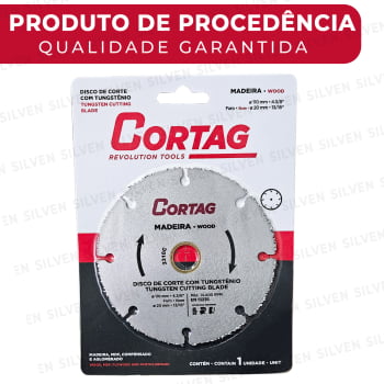 Disco de Tungstênio Corte 110mm para Drywall Cortag