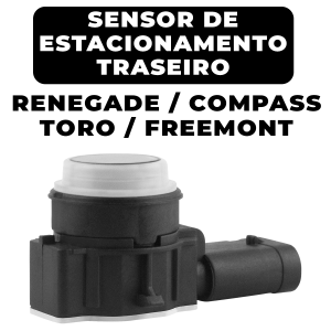 Sensor Estacionamento Traseiro Pdc Renegade Compass Toro 3 Pinos