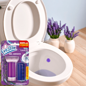 Aplicador Gel Adesivo Detergente Sanitário Lavanda Refil 4 Aplicações 28g