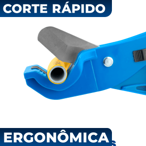 Tesoura Para Cortar Tubos Gás Pex Mono e Multicamadas 16mm 20mm 25mm Tct/1640