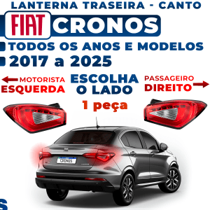 Lanterna Traseira Canto Led Fiat Cronos 2017 2018 2019 2020 2021 2022 2023 2024 2025