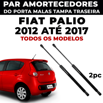 Par Pistão Amortecedor Porta Mala Novo Palio 2012 2013 2014 2015 2016 2017	