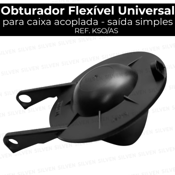 Obturador Flexível para Saída de Água Simples - Astra