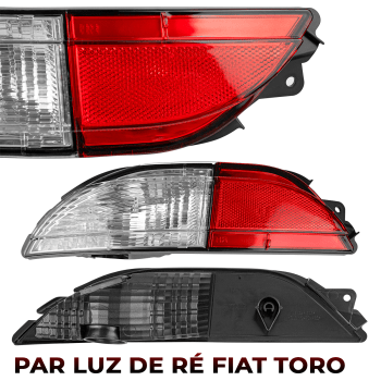 Par Lanterna Parachoque Luz Ré Fiat Toro 2016 2017 2018 2019 2020 2021 2022