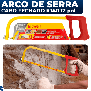 Arco De Serra Serrinha Manual Com Lâmina Bs 12 Pol. K140 Starrett