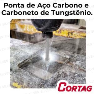 Broca Para Porcelanato 6mm Vidro E Cerâmica Cortag