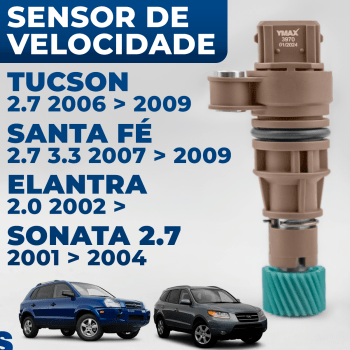 Sensor de Velocidade Tucson Azera Santa Fé Sonata Hyundai