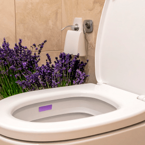 Kit 3 Pastilha Adesiva Floral Vaso Sanitário Lavanda Odorizante Perfume Banheiro