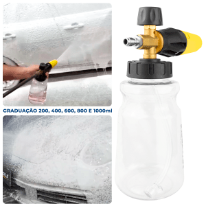 Canhão de Espuma Snow Foam Alta Pressão Engate Rápido V1000