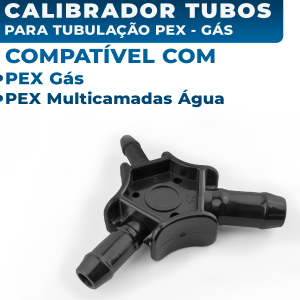 Escareador Calibrador Universal de Tubo Pex Gás Multicamadas 16mm 20mm 25mm