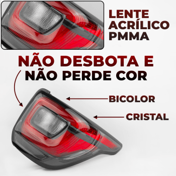 Lanterna Traseira Fiat Strada Nova 2020 2021 2022 2023 2024 Direita ou Esquerda Original Fitam 