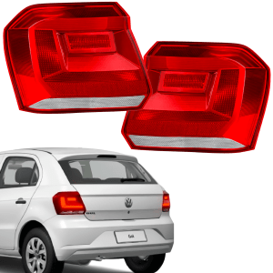 Par Lanterna Traseira Acrílico Gol G7 G8 Cristal 2017 2018 2019 2020 2021 2022 2022 2023