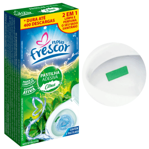Kit 3 Pastilha Adesiva Floral Vaso Sanitário Citrus Odorizante Perfume Banheiro