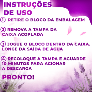 Kit 3 Aplicador Gel Adesivo Detergente Sanitário Lavanda Refil 4 Aplicações 28g