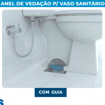 Anel De Vedação Para Vaso Sanitário Com Guia Blukit