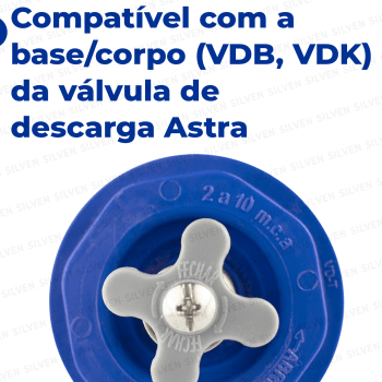 Cartucho Reparo para Válvula Descarga - Astra