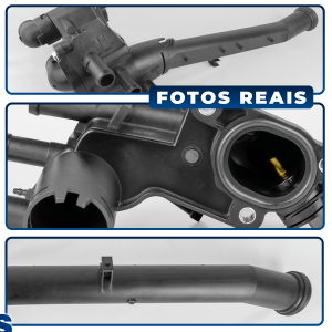 Carcaça Cavalete Válvula Termostática Completa Fox Spacefox Crossfox Gol G5 G6 Flex