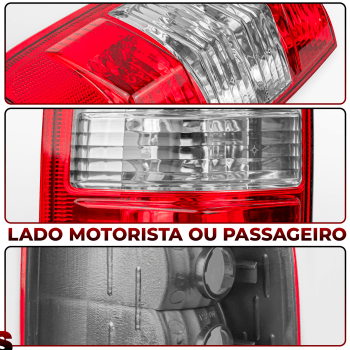 Lanterna Traseira S10 2008 2009 2010 2011 2012 Cristal Direita ou Esquerda Original Fitam