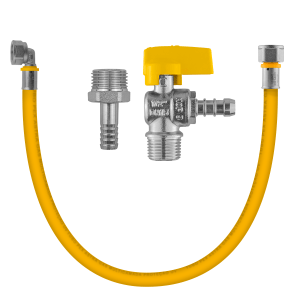 Kit 6 Metros Tubo Pex 16mm Gás Cotovelo Reto e Curvo + Registro + Adaptador