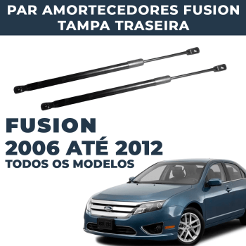 Par Amortecedor Porta Malas Tampa Traseira Fusion 2006 2007 2008 2009 2010 2011 2012