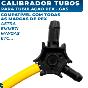 Calibrador Escareador De Tubos + Tesoura Cortar Tubo Pex Multicamadas