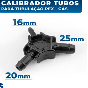 Calibrador Escareador De Tubos + Tesoura Cortar Tubo Pex Multicamadas