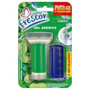 Aplicador Gel Adesivo Detergente Sanitário Limão Refil 4 Aplicações 28g