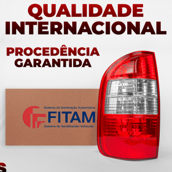 Par Lanterna Traseira Chevrolet GM S10 2008 2009 2010 2011 2012 Cristal Original Fitam