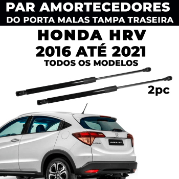 Par Amortecedor Tampa Traseira Porta Malas Honda Hrv 2016 2017 2018 2019 2020 2021 