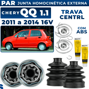 Par Junta Homocinética Chery QQ 1.1 22x19 2011 2012 2013 2014 Abs