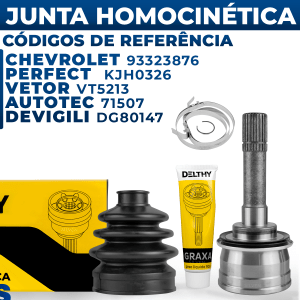 Junta Ponteira Homocinética Tracker 2.0 2001 2002 2003 2004 2007 2008 2009 29x26 Gasolina Diesel