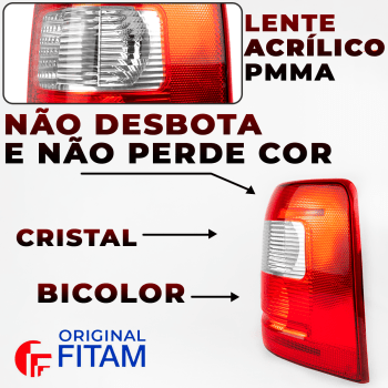 Par Lanterna Traseira Ecosport 2004 2005 2006 2007 4x2 Direito Esquerdo Original Fitam